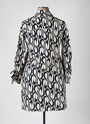 Robe courte manches 3/4 manches 3/4 noir TUZZI femme