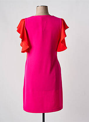 Robe courte manches courtes manches courtes rose LAFTY LIE femme