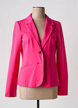 Blazer fausses poches rose ELEONORA AMADEI femme