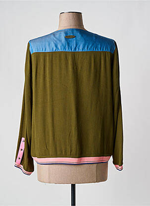 Veste casual col rond rose POUPÉE CHIC BY MERCEDES DE MIGUEL femme