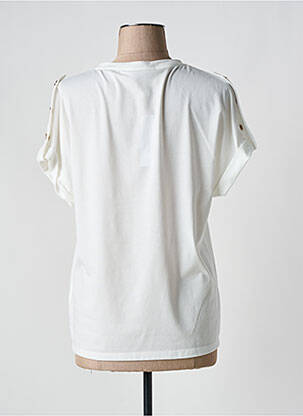 T-shirt coupe droite manches courtes beige LESLIE femme