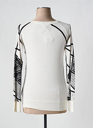 Pull col v manches longues noir LEO & UGO femme