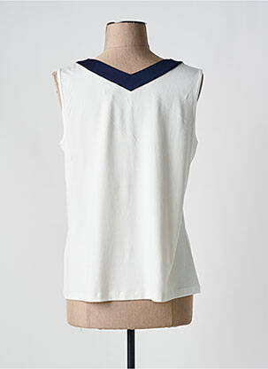 Débardeur col v sans manche beige FUEGO WOMAN femme