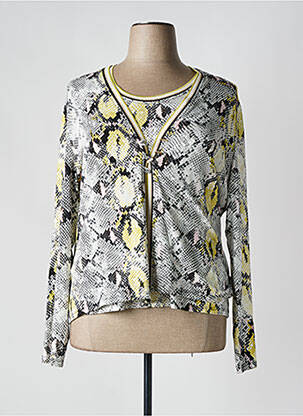 Twin-set coupe cintrée jaune DIVAS femme
