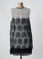 Robe courte noir LESLIE pour femme seconde vue