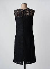 Robe mi-longue noir LESLIE pour femme seconde vue