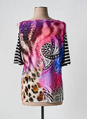 T-shirt rose BLEU D'AZUR pour femme seconde vue