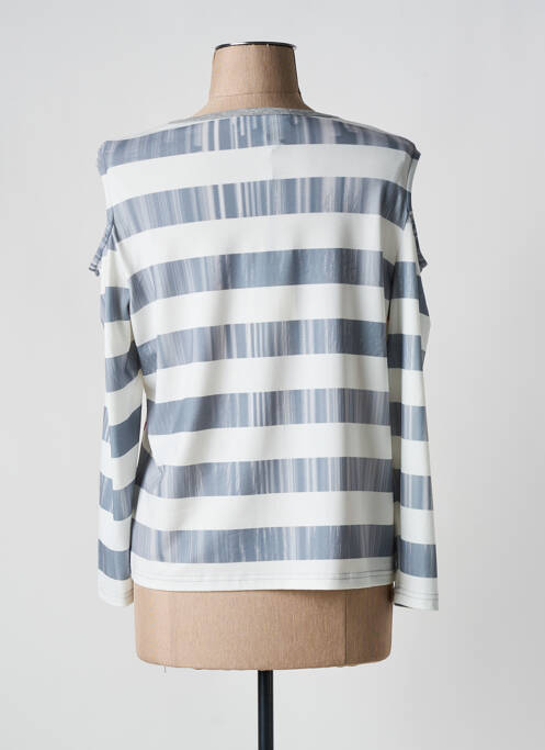 Gilet manches longues gris BLEU D'AZUR femme