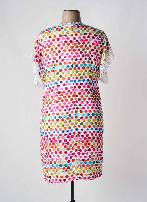 Robe mi-longue blanc PAUSE CAFE femme