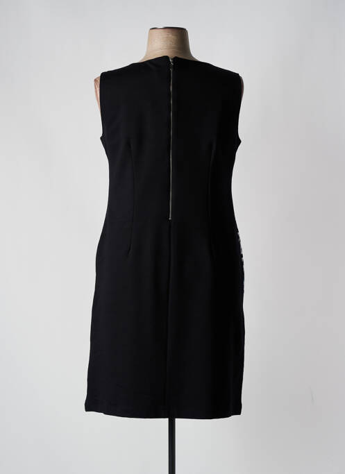 Robe mi-longue noir DOLCEZZA pour femme