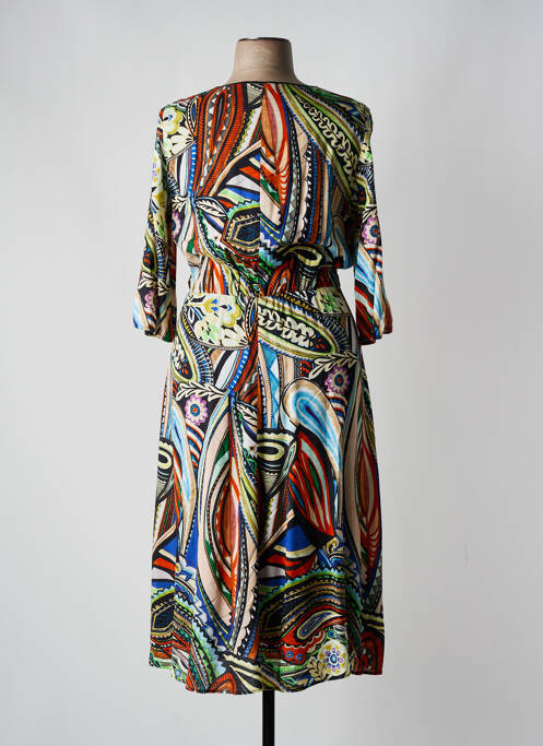 Robe mi-longue noir PAUSE CAFE pour femme