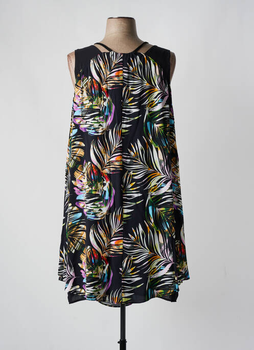 Robe mi-longue noir PAUSE CAFE pour femme