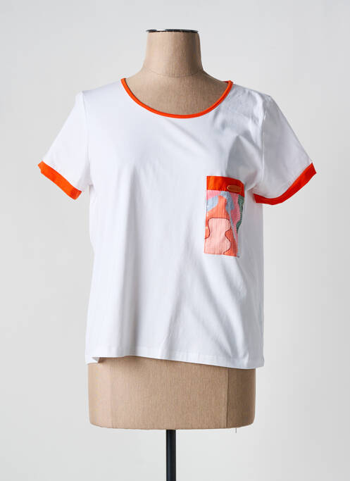 T-shirt orange POUPÉE CHIC BY MERCEDES DE MIGUEL pour femme