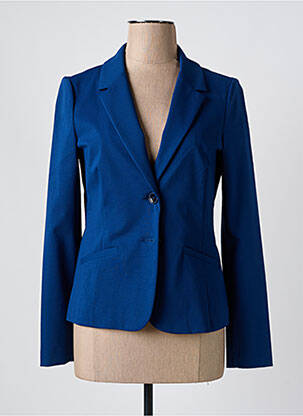 Blazer poches bleu ELEONORA AMADEI femme