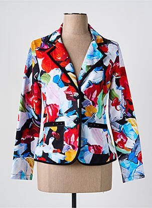 Blazer poches rouge DOLCEZZA femme