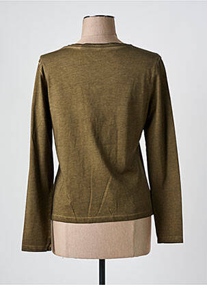 T-shirt manches longues manches longues vert EVA KAYAN femme