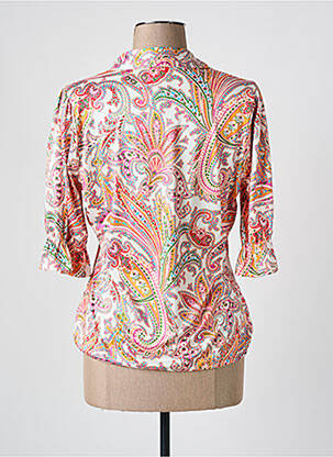 Polo manches 3/4 manches 3/4 orange K-DESIGN femme