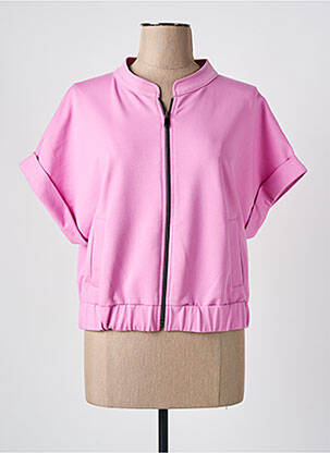 Veste casual col rond rose TUZZI femme