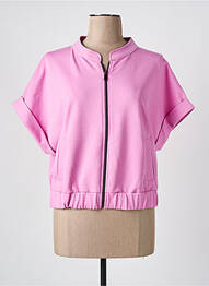 Veste casual col rond rose TUZZI femme