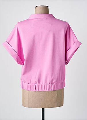Veste casual col rond rose TUZZI femme