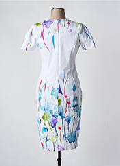 Robe mi-longue blanc DOLCEZZA pour femme seconde vue