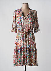 Robe mi-longue orange K-DESIGN pour femme seconde vue