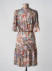 Robe mi-longue orange K-DESIGN pour femme seconde vue