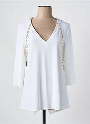 Tunique manches longues beige FRANK LYMAN pour femme seconde vue