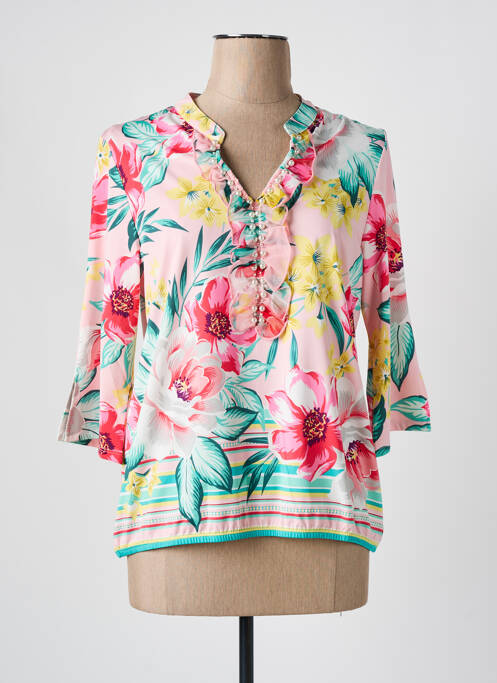 Blouse rose K-DESIGN pour femme