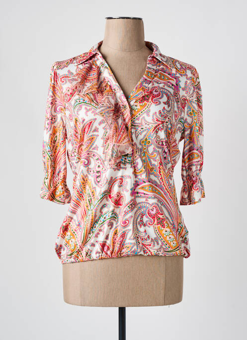 Polo orange K-DESIGN pour femme