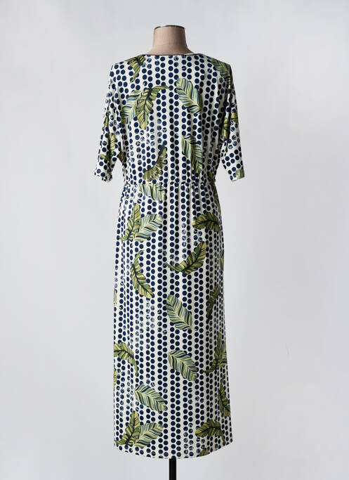 Robe longue bleu K-DESIGN pour femme