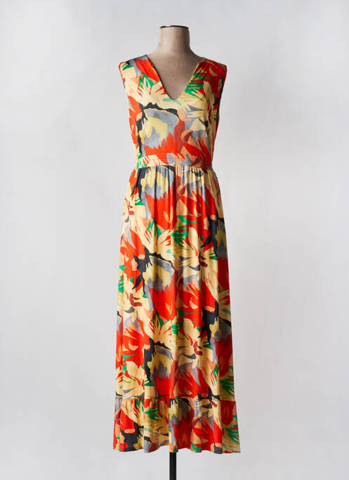 Robe longue orange CAP JULUCA pour femme