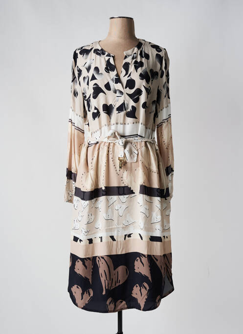 Robe mi-longue beige TUZZI pour femme