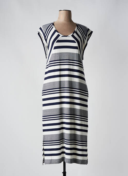 Robe mi-longue bleu GUITARE pour femme