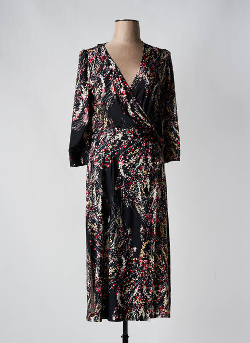 Robe mi-longue noir K-DESIGN pour femme