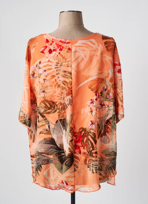 Top orange FRANK LYMAN pour femme