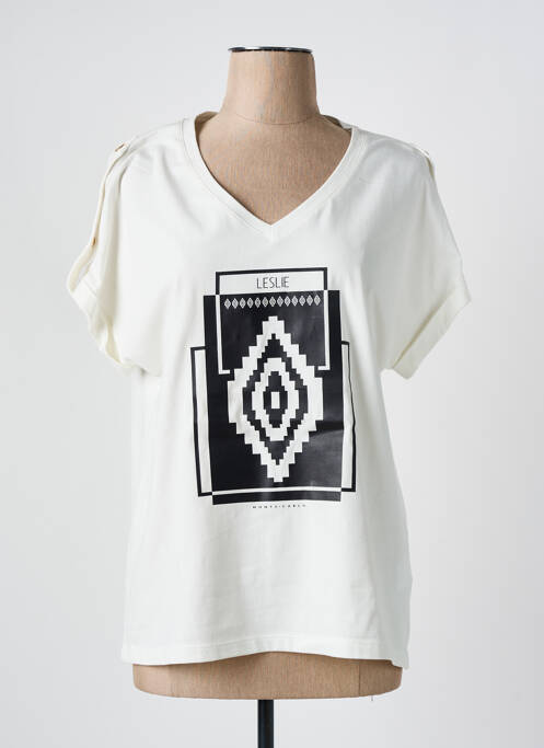 T-shirt beige LESLIE pour femme