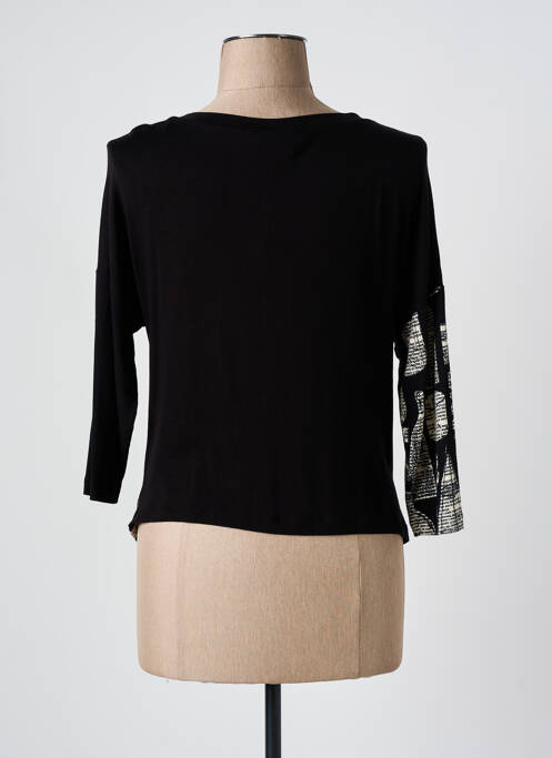 T-shirt noir ELEONORA AMADEI pour femme