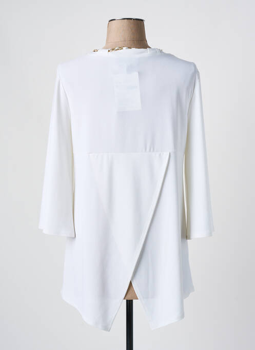 Tunique manches longues beige FRANK LYMAN pour femme