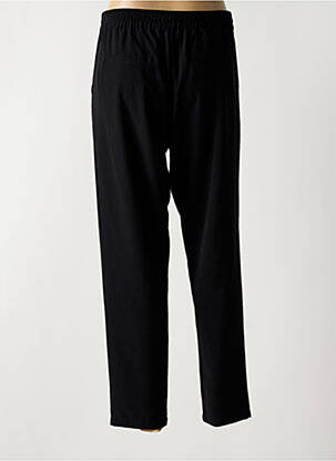 Pantalon droit taille élastique noir DOLCEZZA femme