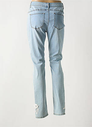 Jeans coupe slim poches bleu LESLIE femme