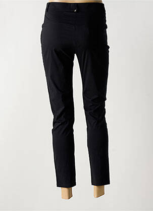 Pantalon slim fermeture zippée sous rabat boutonné noir OLIVIER PHILIPS femme