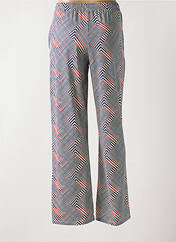 Pantalon large bleu K-DESIGN pour femme seconde vue