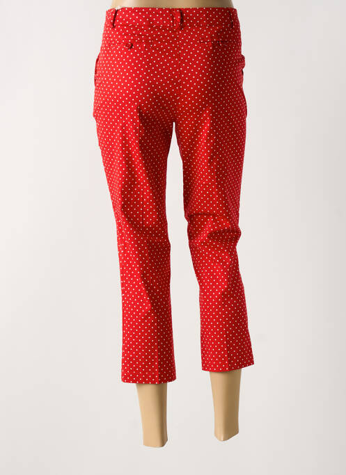 Pantalon 7/8 rouge ELEONORA AMADEI pour femme