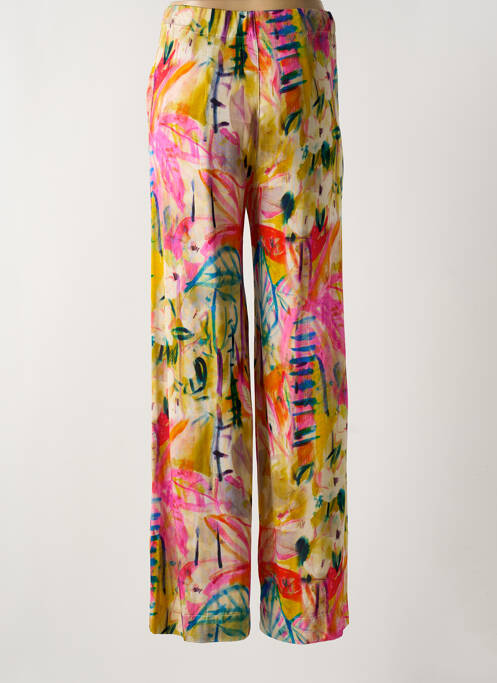 Pantalon droit rose CAP JULUCA pour femme