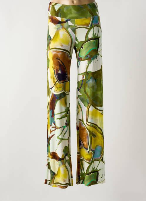 Pantalon large vert ELEONORA AMADEI pour femme