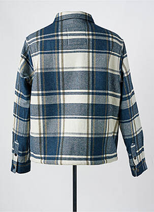 Veste casual fermeture boutonnée sur le devant bleu FYNCH-HATTON homme