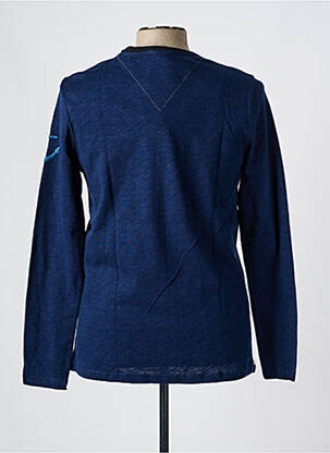 T-shirt coupe cintrée manches longues bleu LA MARINIÈRE FRANÇAISE homme
