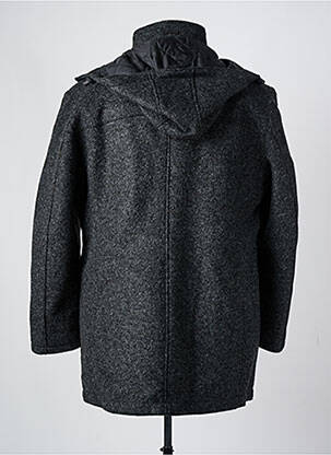 Manteau long a capuche a capuche gris BUGATTI homme