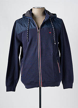 Veste casual coupe droite bleu FYNCH-HATTON homme